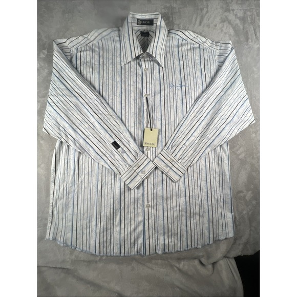 Sean John Other - NWT $80 Sean John Stitched Floral LONG SLEEVE SHIRT 2XL XXL